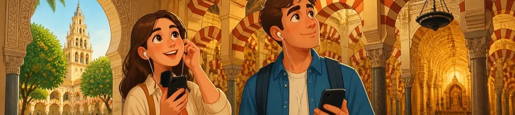 Acceso a la Mezquita Catedral de Córdoba con aplicación de audioguía