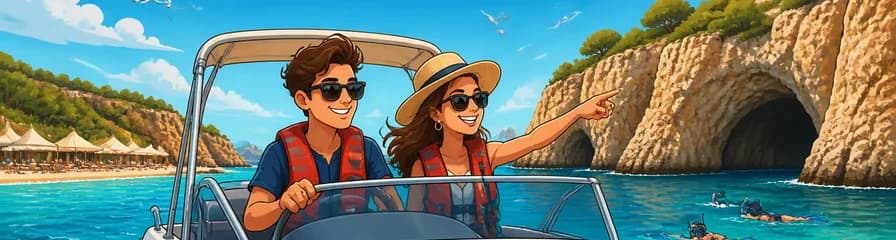 Excursión marítima de día completo con Adventurecat: alquiler de embarcaciones sin necesidad de licencia