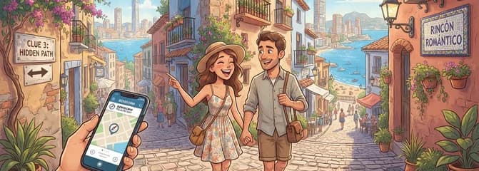 Aventura Romántica: Búsqueda del Tesoro para Parejas en Benidorm