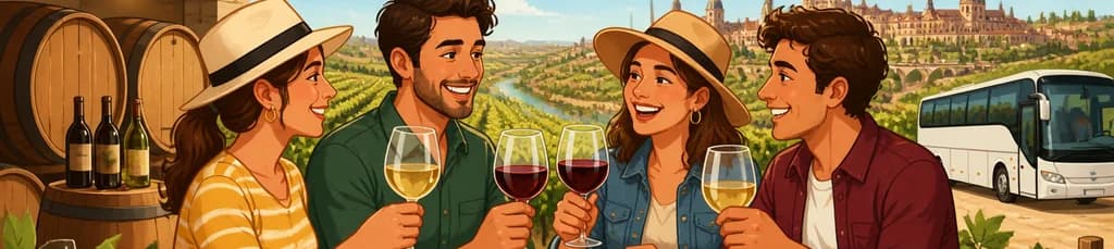 Aventura enológica de un día con degustación de vinos por la zona de Madrid