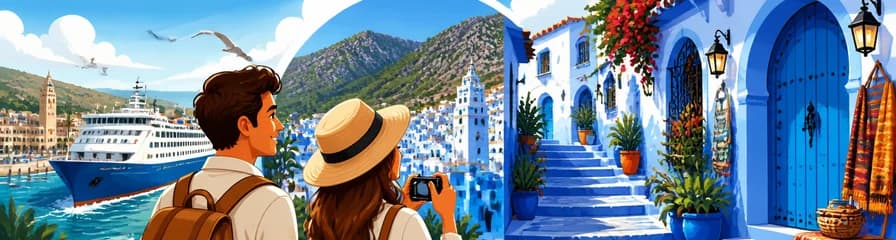 Excursión privada de un día completo a Chefchaouen con salida desde Málaga