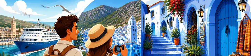Excursión privada de un día completo a Chefchaouen con salida desde Málaga