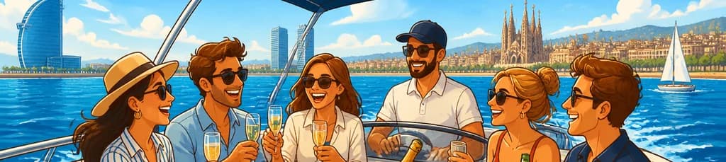 Descubre Barcelona con una travesía marítima privada de cuatro horas