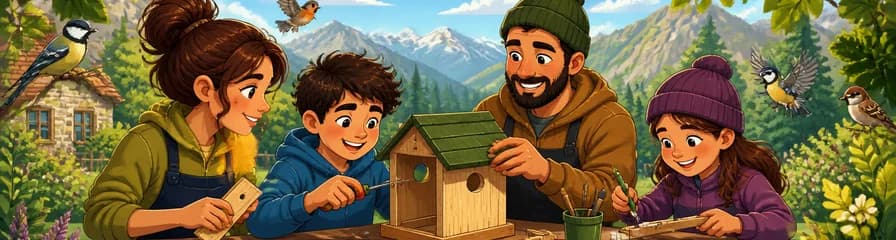 Crea tu propio comedero para aves en un taller exclusivo en Cercedilla