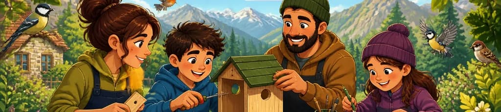 Crea tu propio comedero para aves en un taller exclusivo en Cercedilla