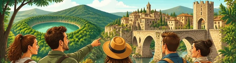 Descubra La Garrocha y Besalú en una excursión privada desde Barcelona