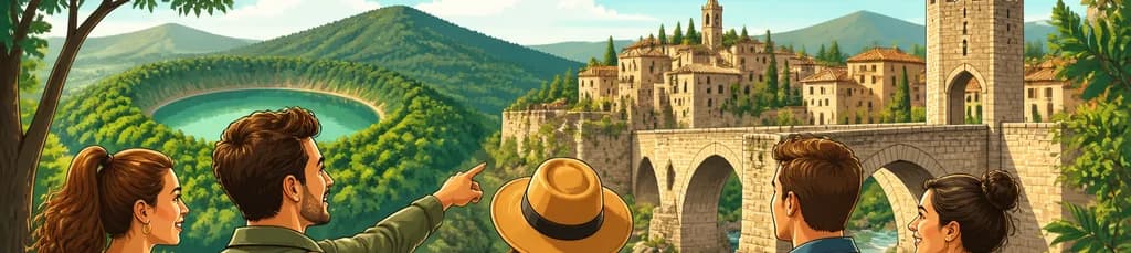 Descubra La Garrocha y Besalú en una excursión privada desde Barcelona