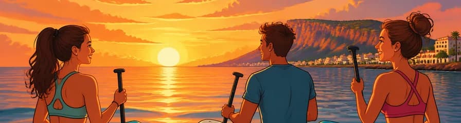 Vive la Experiencia del Paddle Board al Atardecer en Jávea, España