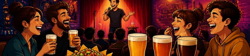 Noche de risas y cata de cervezas en La Otra Movida