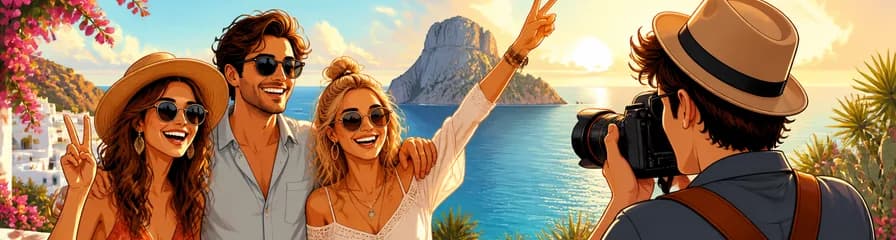 Sesión fotográfica profesional en Ibiza con un fotógrafo