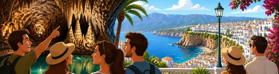 Exploración privada de un día en Nerja desde Málaga, incluyendo acceso a las Cuevas