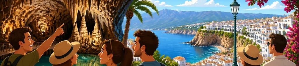 Exploración privada de un día en Nerja desde Málaga, incluyendo acceso a las Cuevas
