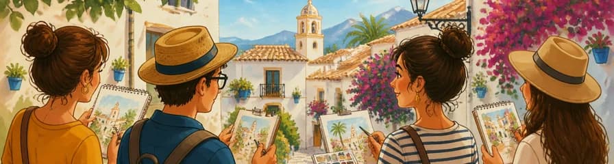 Explora y Dibuja Marbella: una experiencia artística sin necesidad de conocimientos previos