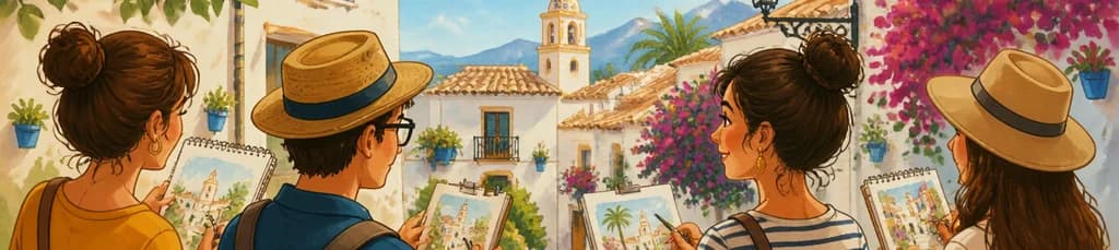Explora y Dibuja Marbella: una experiencia artística sin necesidad de conocimientos previos