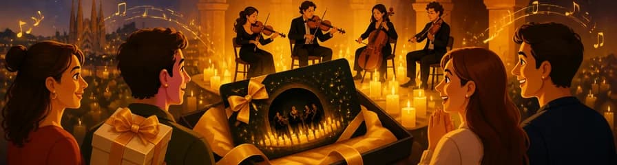 Adquiere tu tarjeta de regalo para los conciertos Candlelight en Barcelona