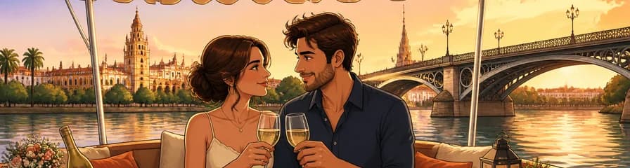 Excursión Privada en Barco de 1 Hora: Un Romance por el Guadalquivir