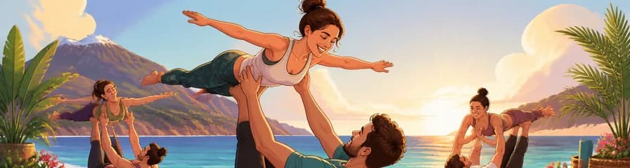 Sesión de Acroyoga para Parejas en Tenerife