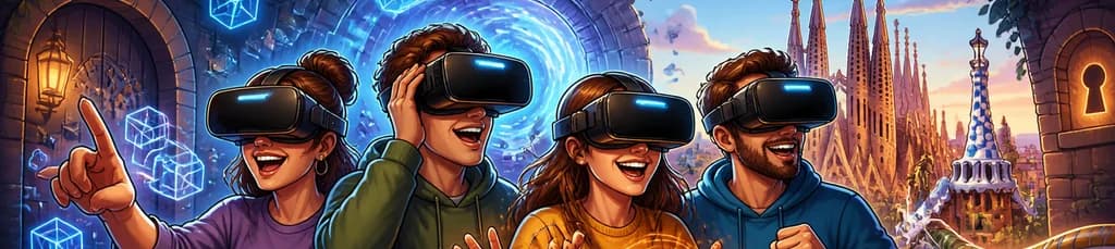 Vive un escape room de realidad virtual en Barcelona