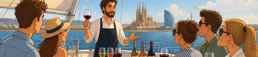 Excursión de cata de vinos en Montserrat y visita a Sitges con recogida en el hotel de Barcelona (grupo reducido)