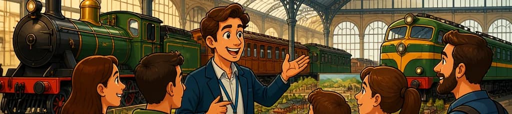 Visita privada guiada al Museo del Ferrocarril de Madrid con entradas incluidas