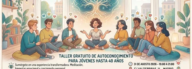 Taller Gratuito de Autoconocimiento para Jóvenes hasta 40 Años