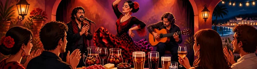 Noche de Flamenco Fusión con Tapas y Bebidas en Salou