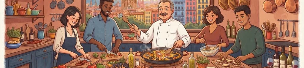 Clase de cocina de tapas españolas y catalanas en Barcelona con Cozymeal™