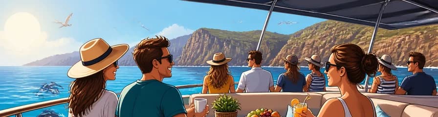 Crucero Costero en Mogán: Comida, Snorkel, Paddle Board y Videos con Dron