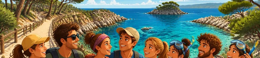 Excursión de senderismo y esnórquel en grupo reducido por la Costa Brava con salida desde Barcelona