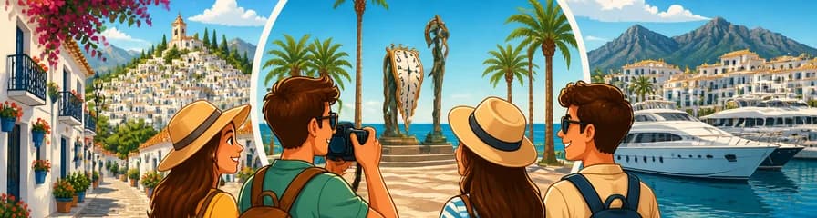 Excursión de un día para explorar Mijas y Marbella desde Málaga