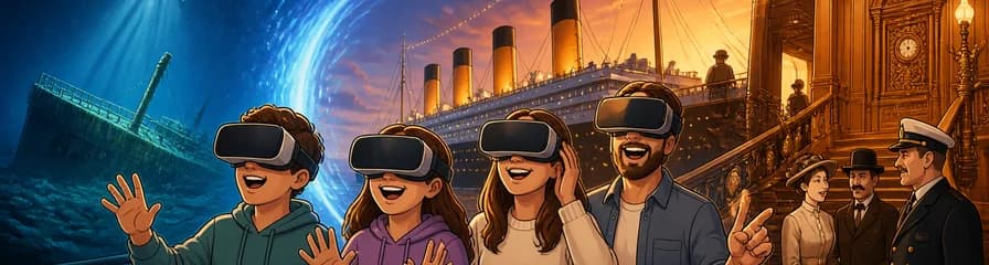 Experiencia de realidad virtual "Titanic: Un viaje a través del tiempo" en Murcia