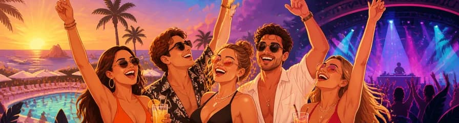 Pase de fiesta en Ibiza: acceso a 3 discotecas y piscinas