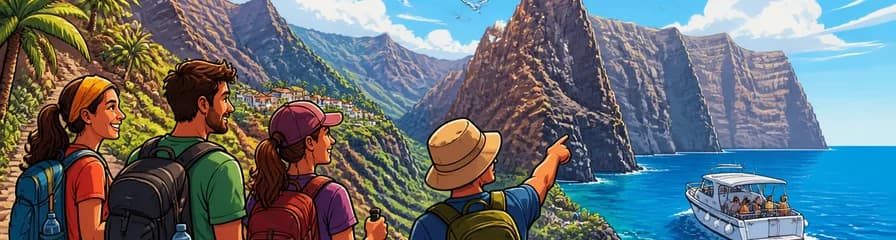 Experiencia de senderismo en el Barranco de Masca con regreso en barco