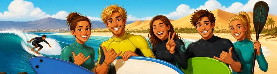 Sesión de Surf en Gran Canaria para Aprendices y Expertos