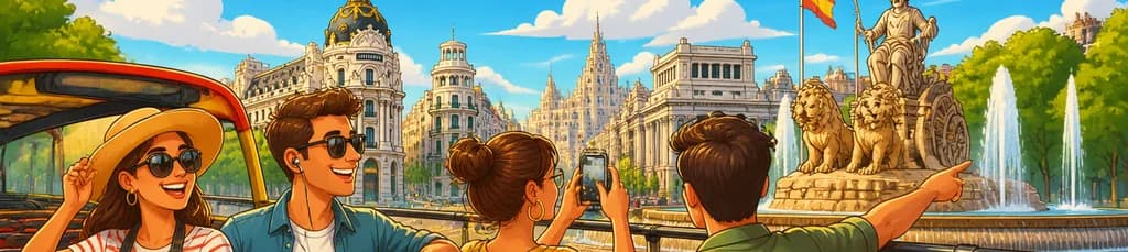 Recorrido en Autobús Turístico por Madrid: Sube y Baja a tu Aire