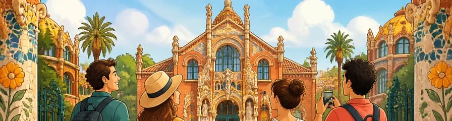 Entrada sin colas al Recinto Modernista de Sant Pau