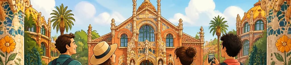 Entrada sin colas al Recinto Modernista de Sant Pau