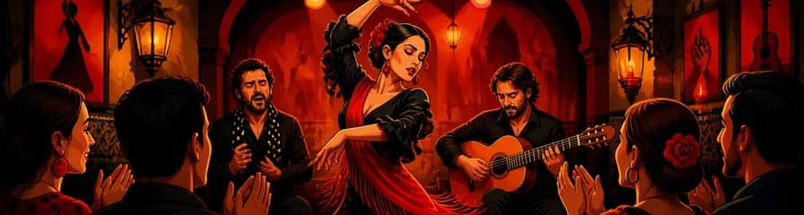 Asiste al espectáculo de flamenco en Los Tarantos de Barcelona
