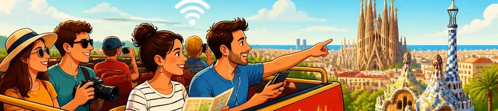 Tour en autobús turístico por Barcelona: recorrido de 24 o 48 horas con paradas libres
