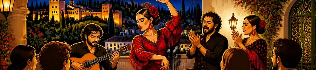 Espectáculo de Flamenco con Cena en Jardines de Zoraya, Granada