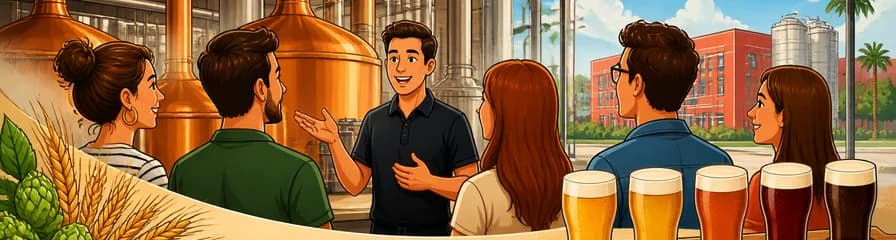Visita a la fábrica de cerveza Estrella Damm en El Prat