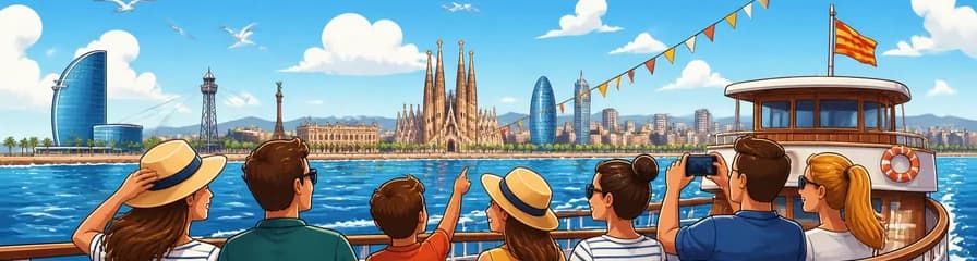 Travesía de 1 hora por la costa de Barcelona con "Las Golondrinas"