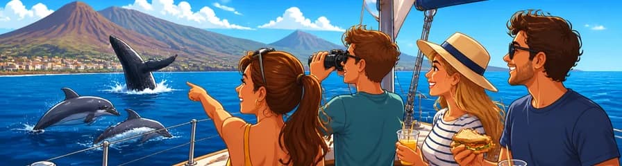 Excursión en velero de tres horas para avistar ballenas y delfines en Tenerife, con sándwich y bebidas