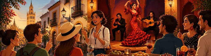 Espectáculo de Flamenco en Sevilla: Visita Guiada y Tapas