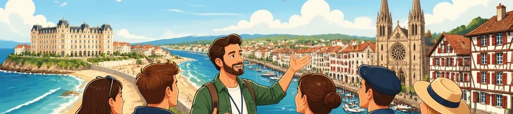 Visita guiada por Biarritz y la costa vasca francesa desde San Sebastián