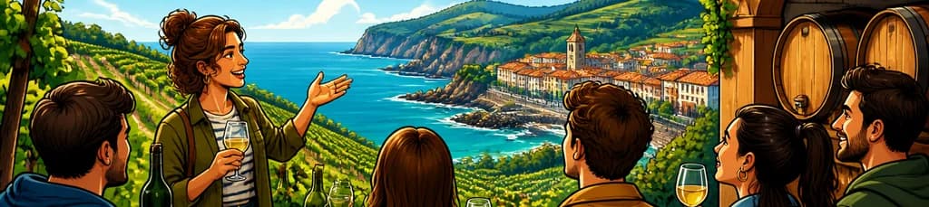 Excursión guiada desde San Sebastián: Bodega de Txakolí y Getaria