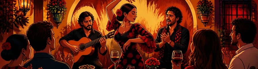Cena y espectáculo de flamenco en La Bulería de València