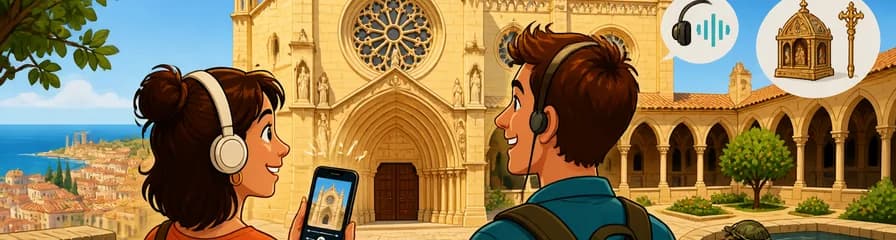 Acceso a la Catedral de Tarragona con aplicación de audioguía