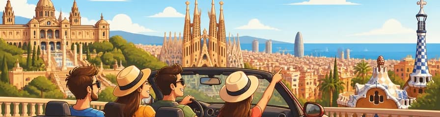 Recorrido automovilístico de cuatro horas por Barcelona