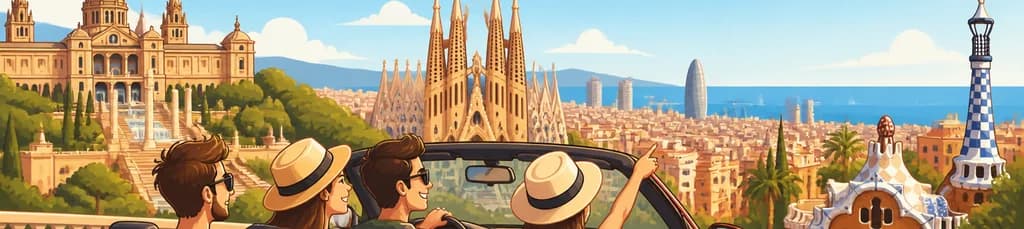 Recorrido automovilístico de cuatro horas por Barcelona